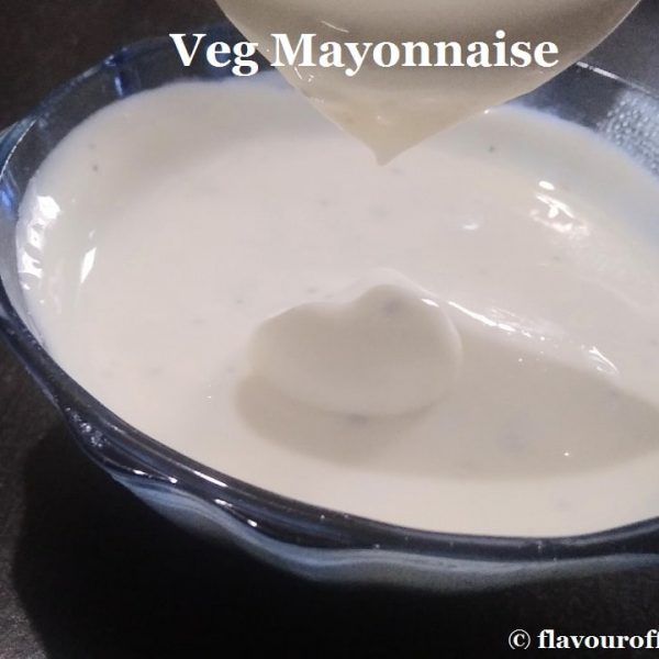 Veg Mayonnaise Recipe | Eggless Mayonnaise