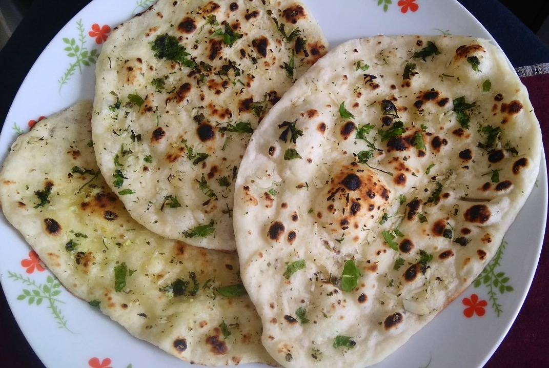 Garlic Naan Recipe , Tawa Naan Recipe