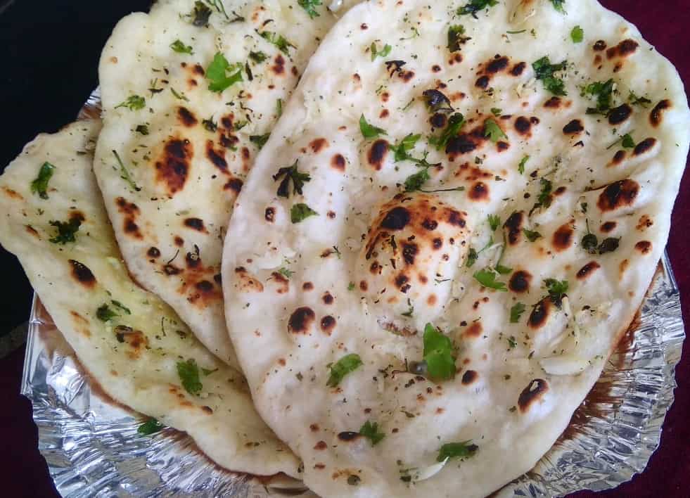 Garlic Naan Recipe , Tawa Naan Recipe