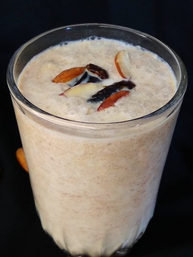 Dates Milkshake | Khajoor Shake