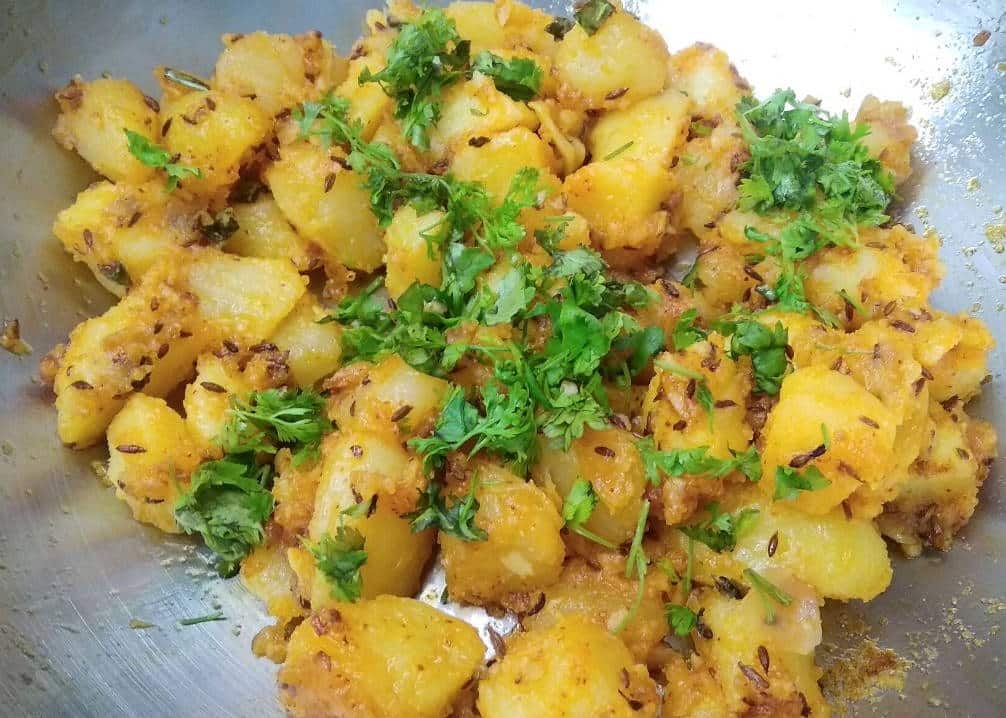 How to make jeera aloo for fast