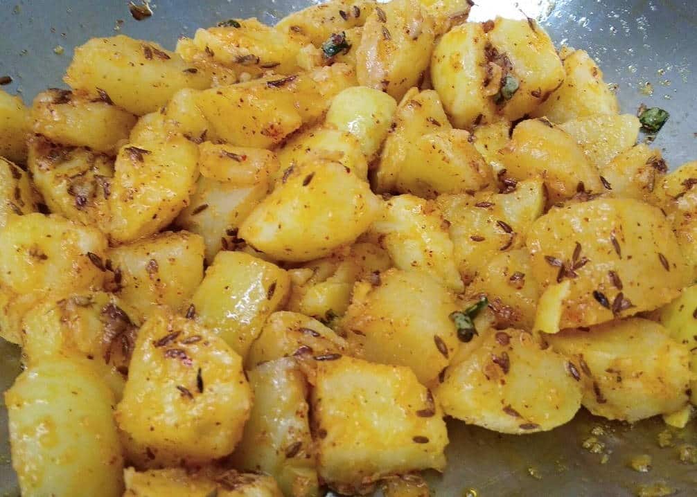 How to make jeera aloo for fast