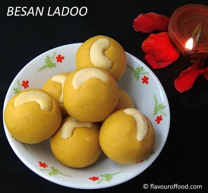 Besan Ladoo Recipe | Besan Ke Laddu | How to make Besan Ladoo