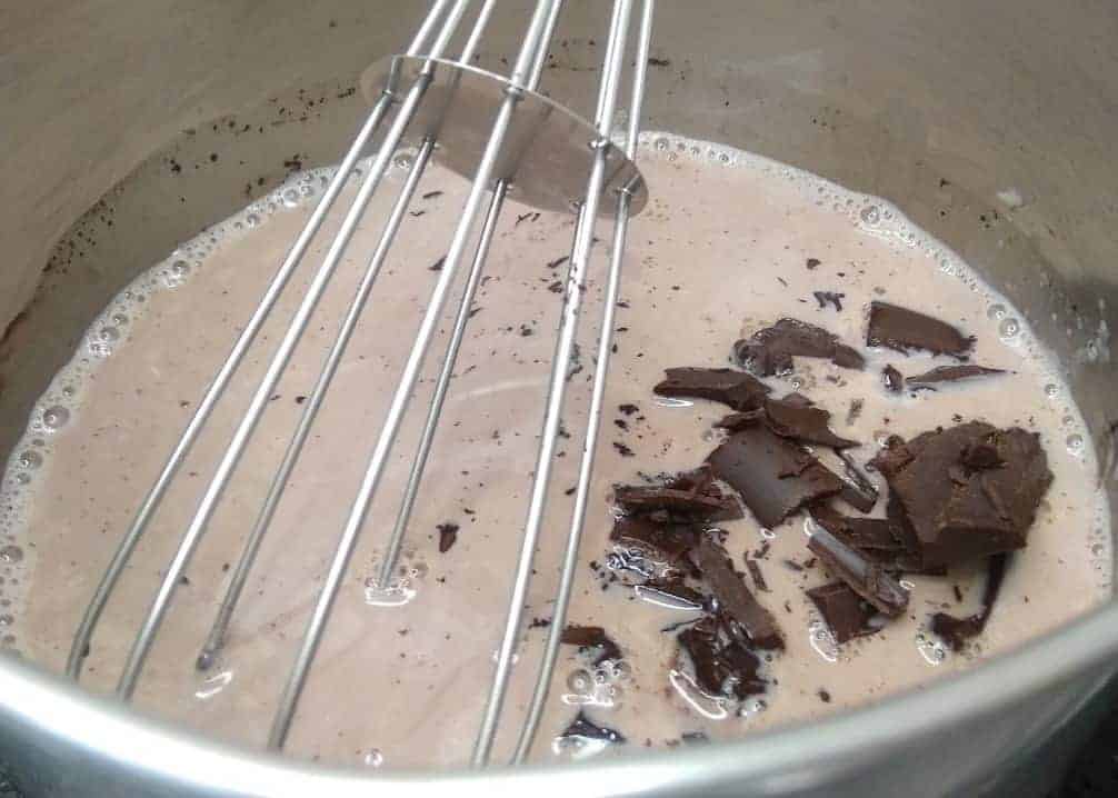 add chopped chocolate 