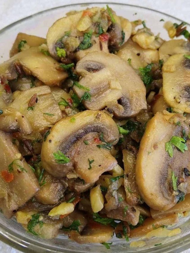 Garlic Mushroom Recipe – Flavour of Food