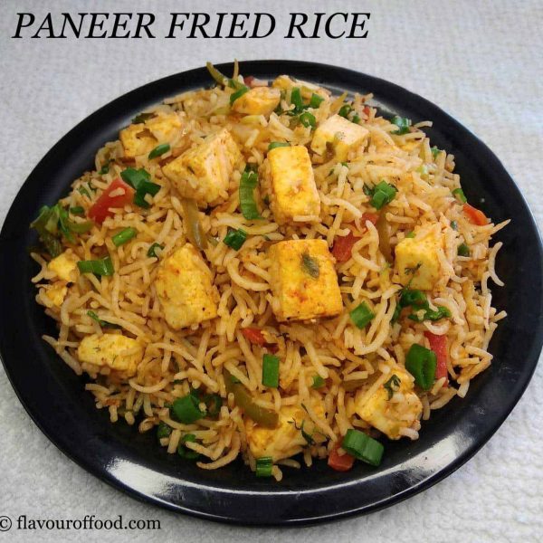Paneer Fried Rice Recipe