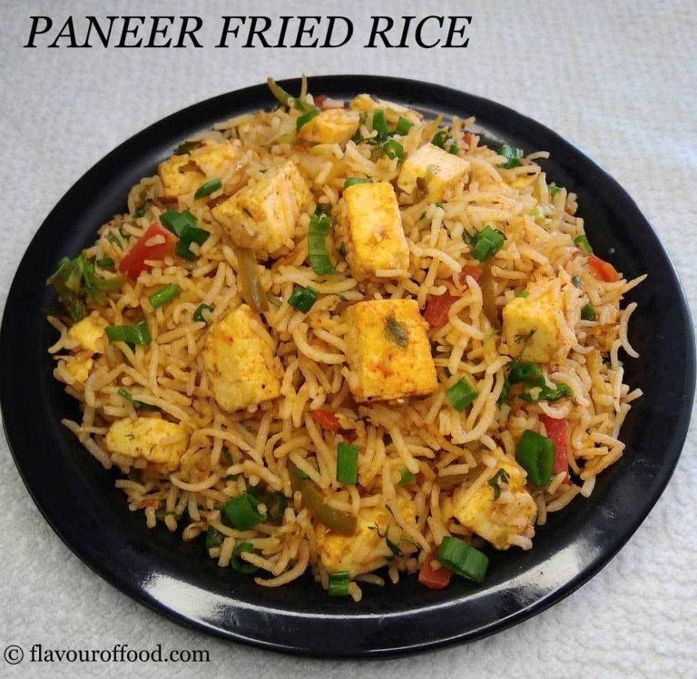 Paneer Fried Rice Recipe Veg Paneer Fried Rice How to make Paneer