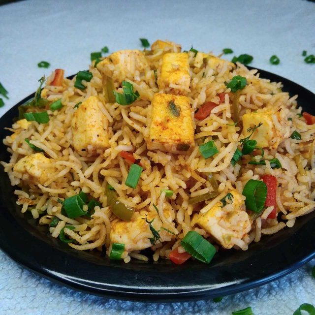 Paneer Fried Rice Recipe Veg Paneer Fried Rice How to make Paneer