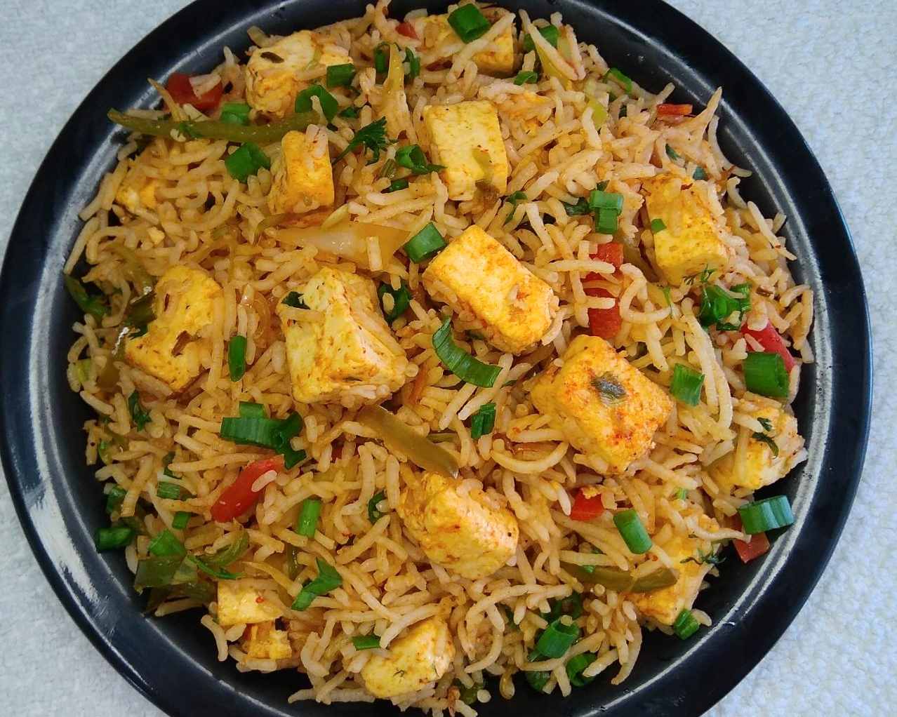 Paneer Fried Rice Recipe