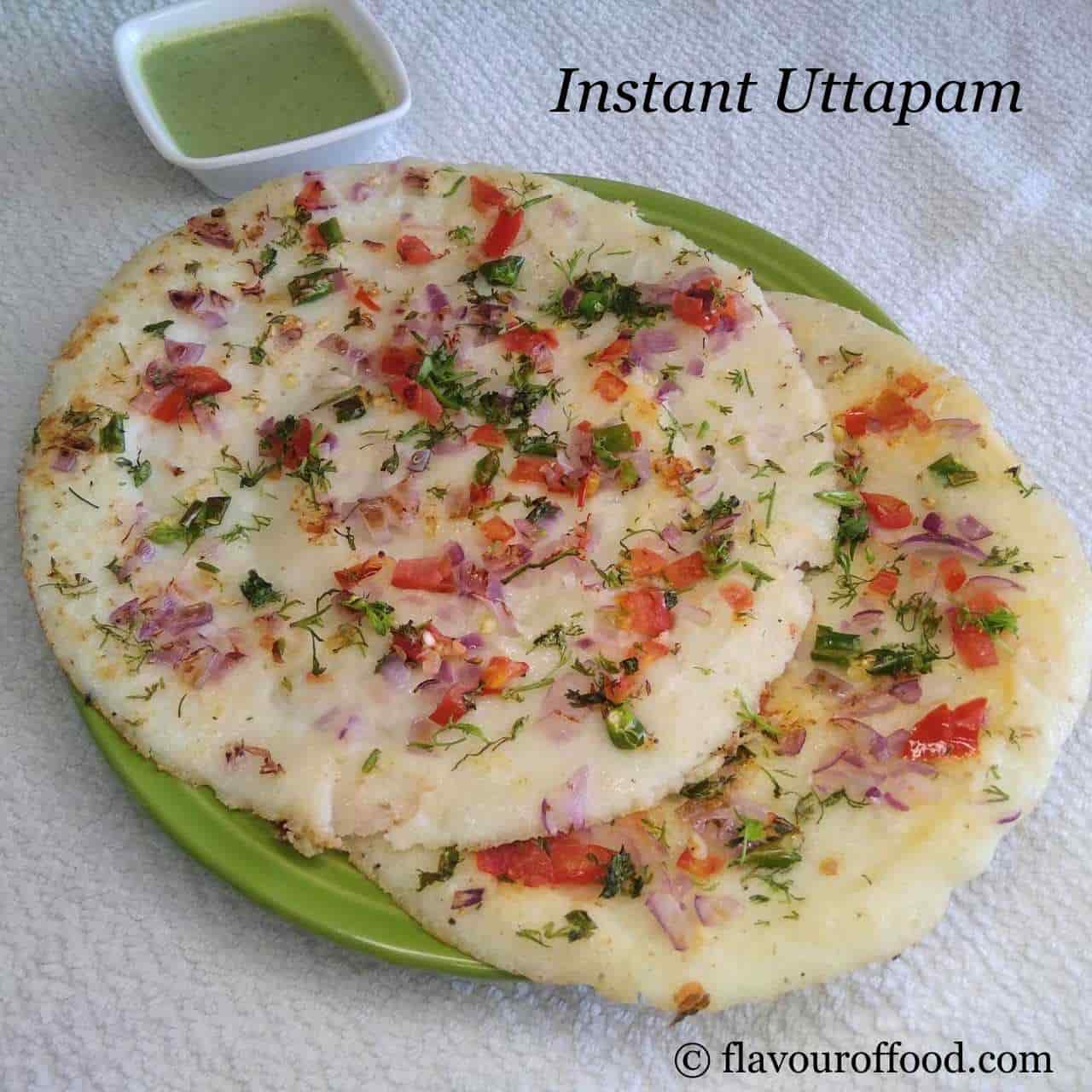 Instant Uttapam Recipe | Rava Uttapam Recipe