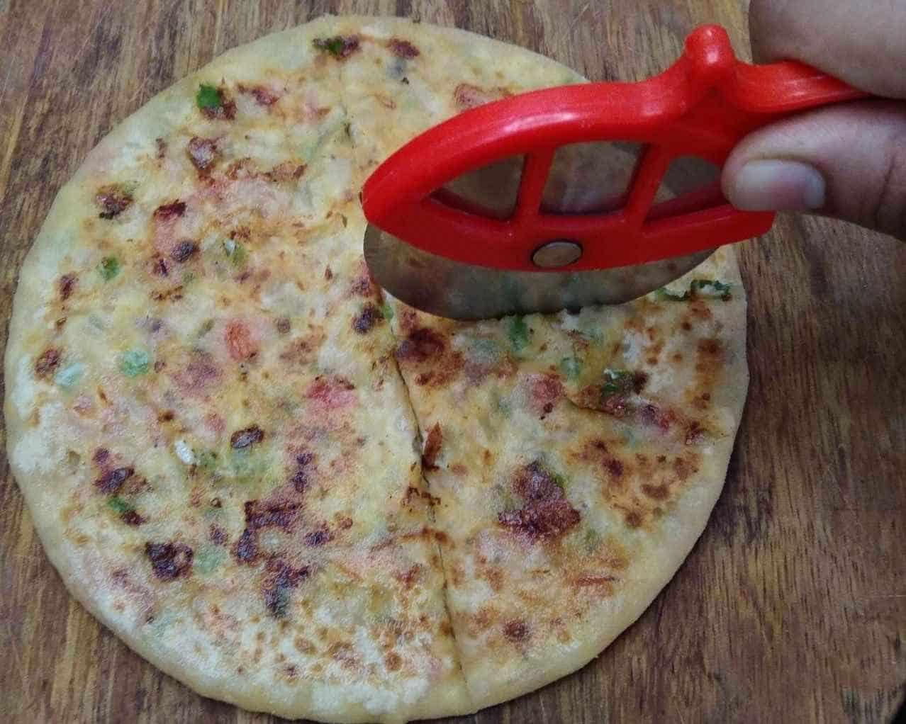 Pizza Paratha Recipe