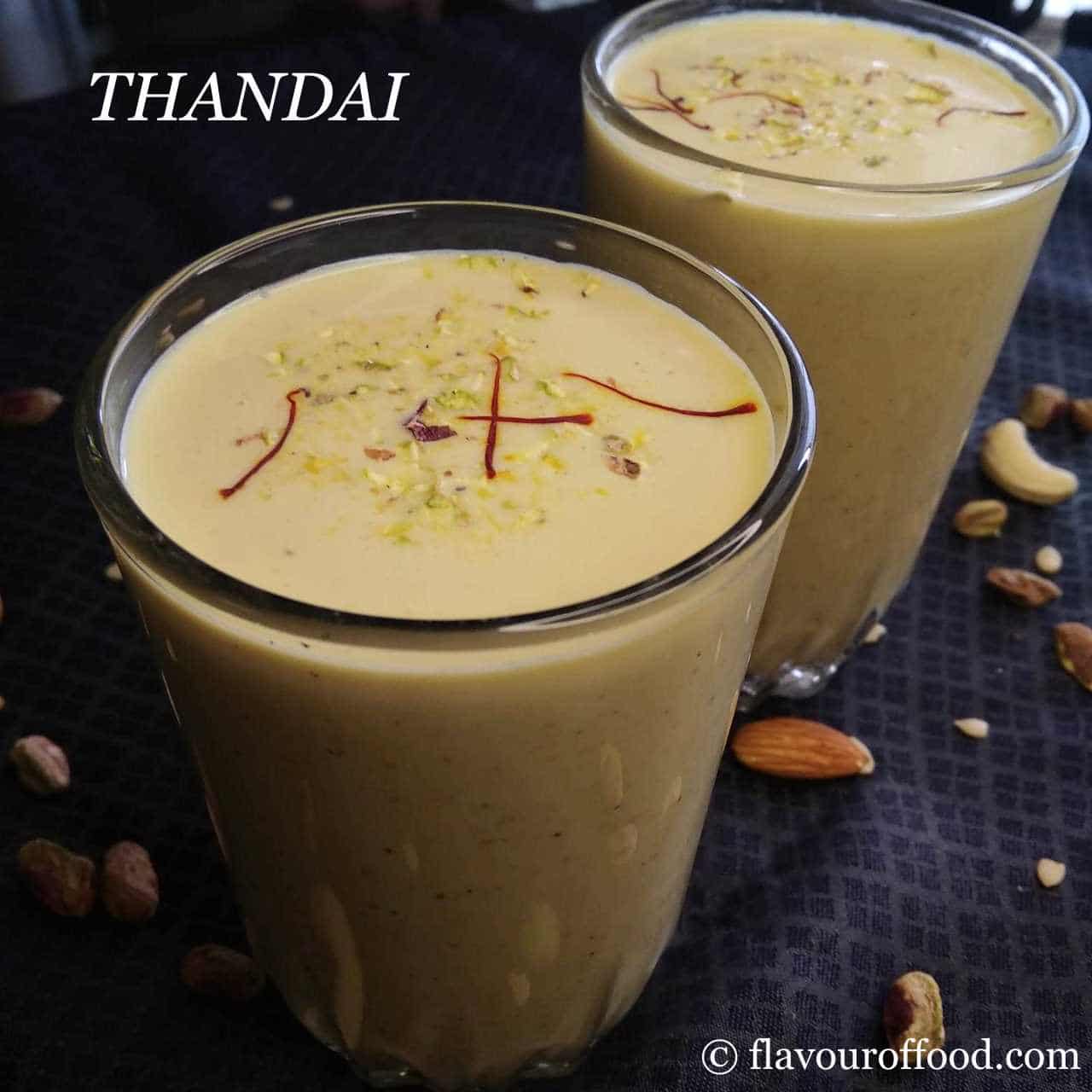 Thandai Recipe | How to make Thandai