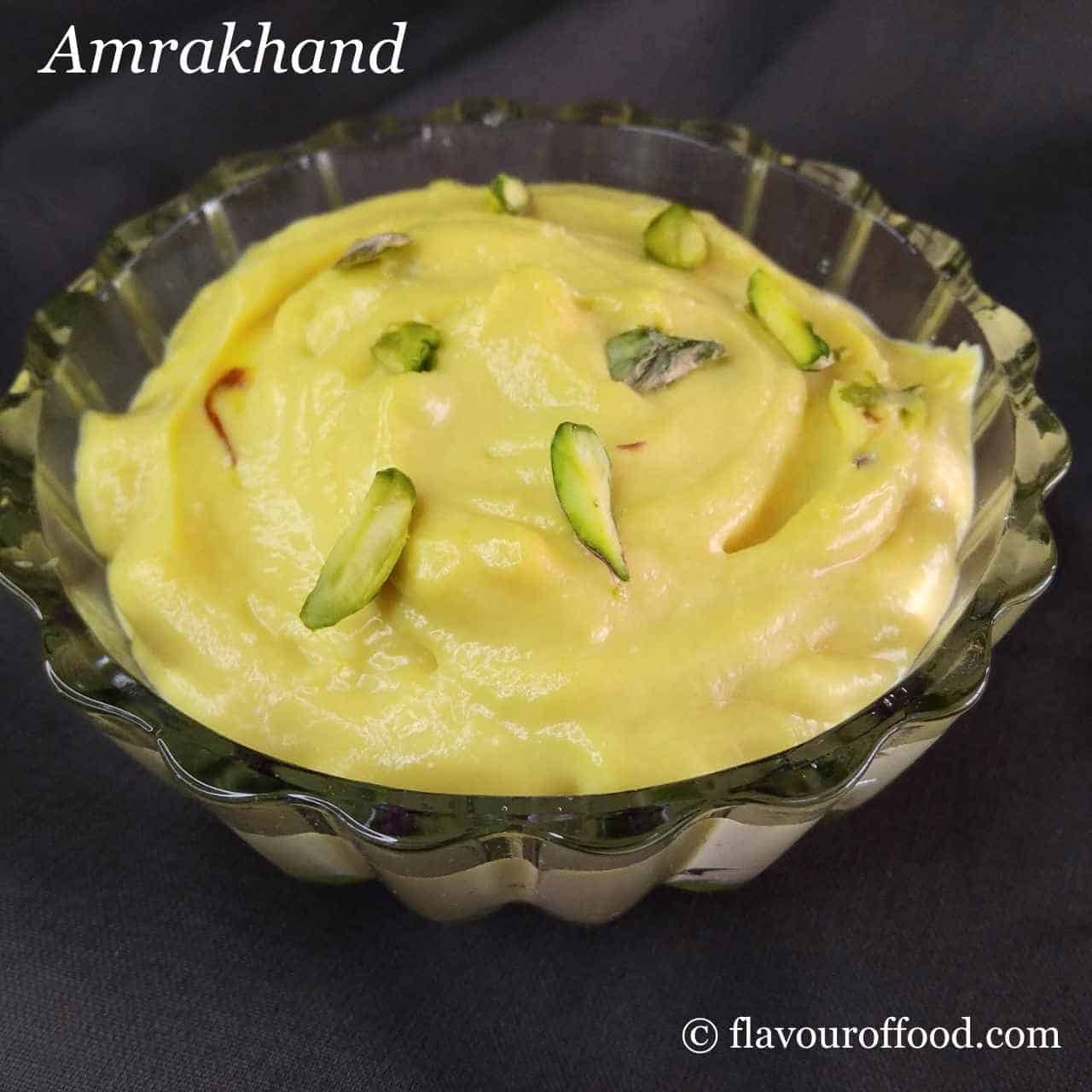 Amrakhand Recipe | Mango Shrikhand Recipe