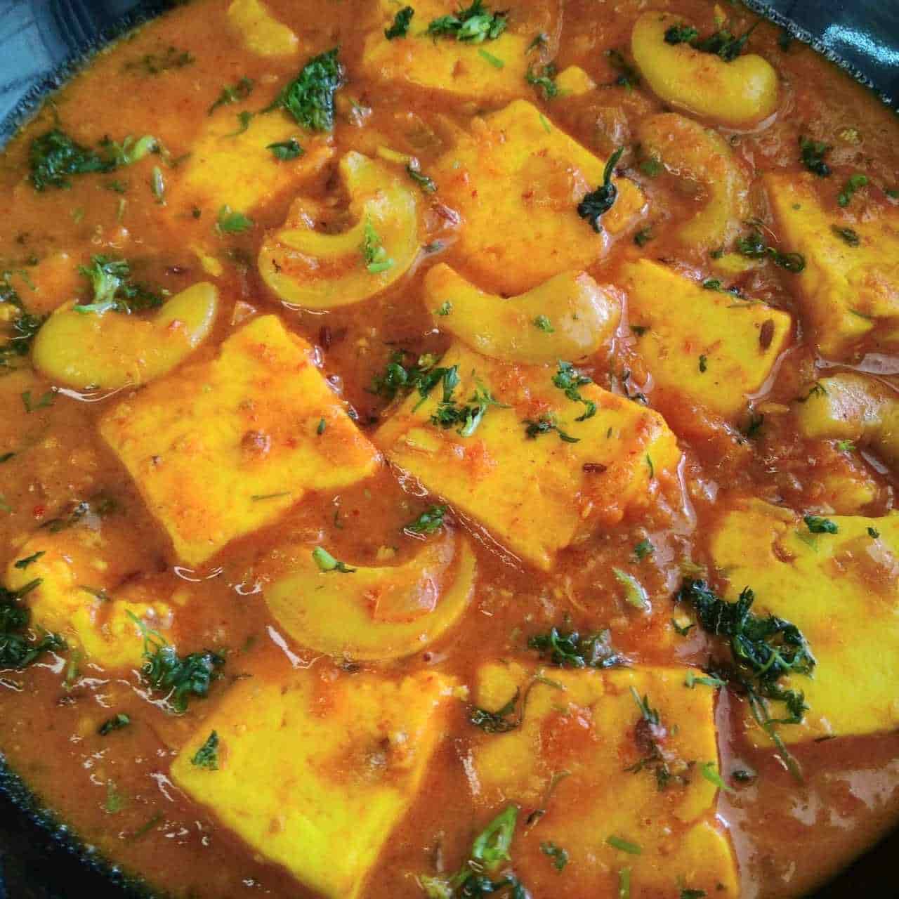 Kaju Paneer Masala Recipe