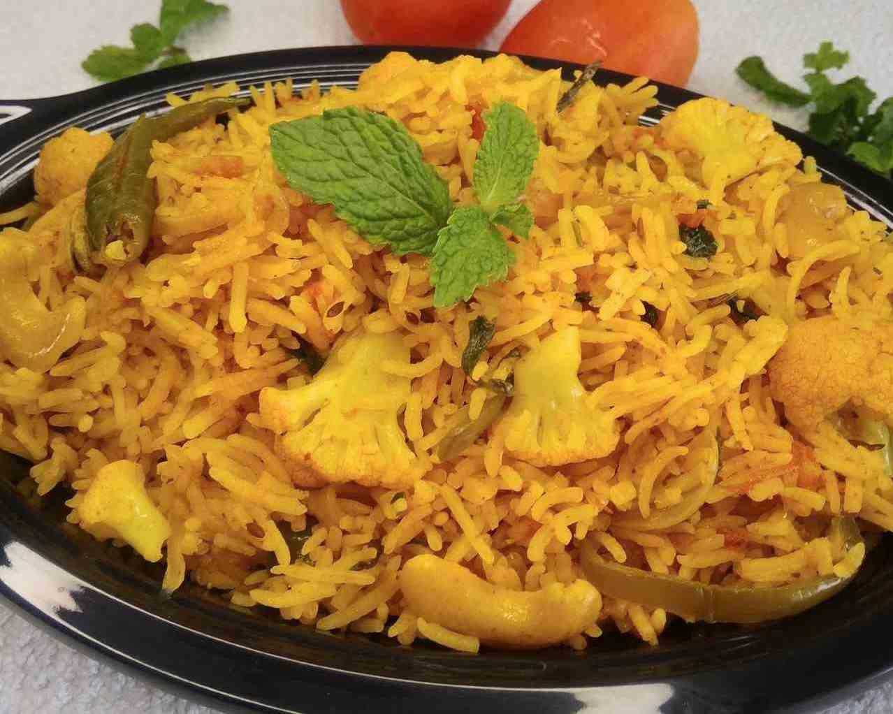 Tomato Rice Recipe | Tomato Pulao Recipe