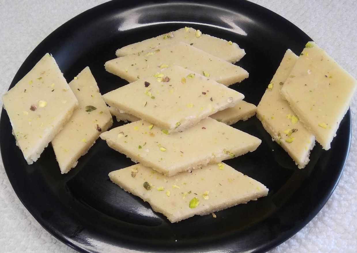 Kaju Badam Katli Recipe | Kaju Badam Burfi Recipe