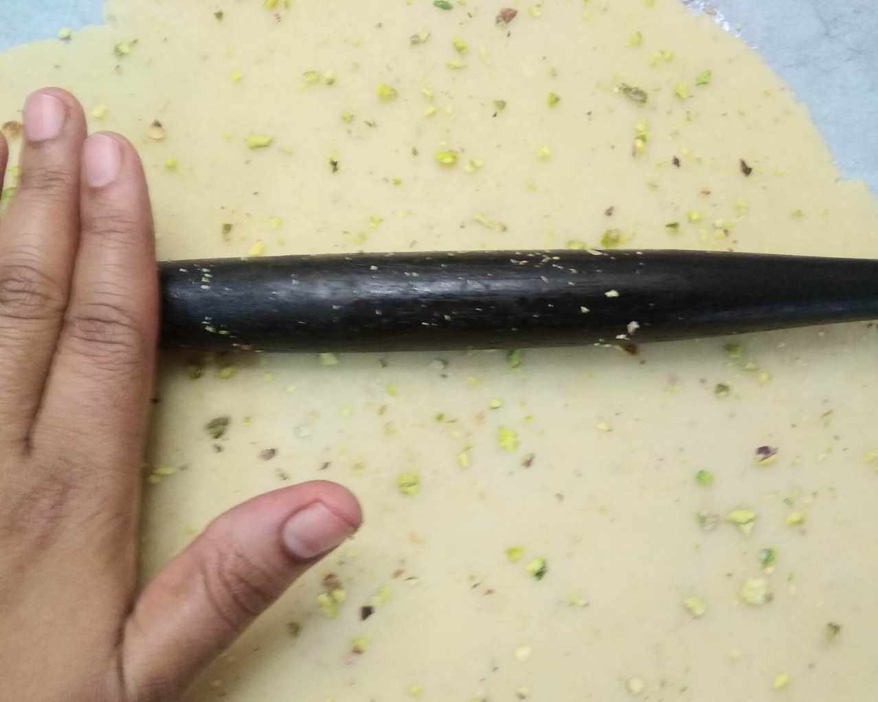 How to make Kaju Badam Katli