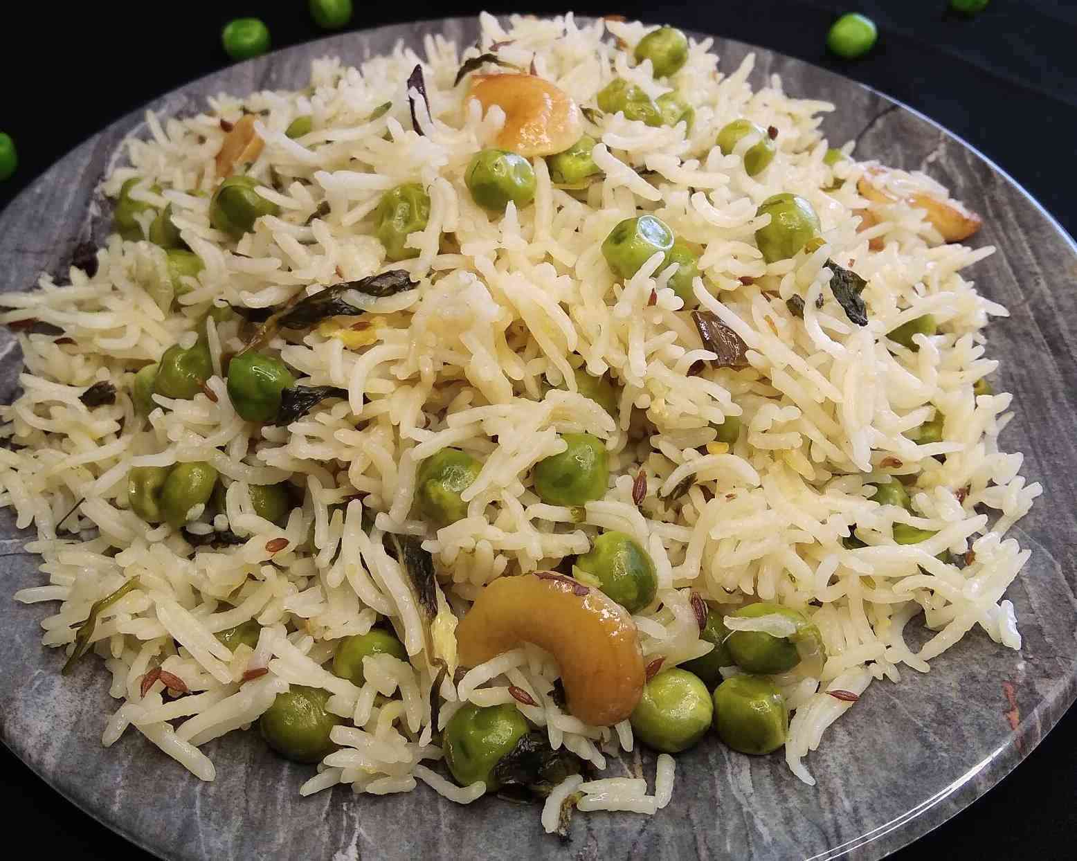 Matar Pulao Recipe | Peas Pulao Recipe