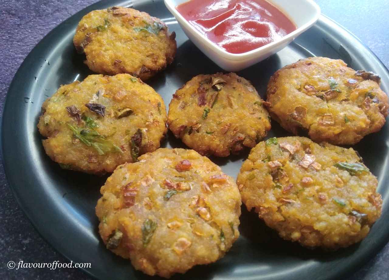 Poha Cutlet Recipe | Vegetable Poha Cutlets 