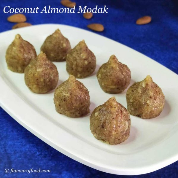 Coconut Almond Modak | Instant Modak | Modak Recipe