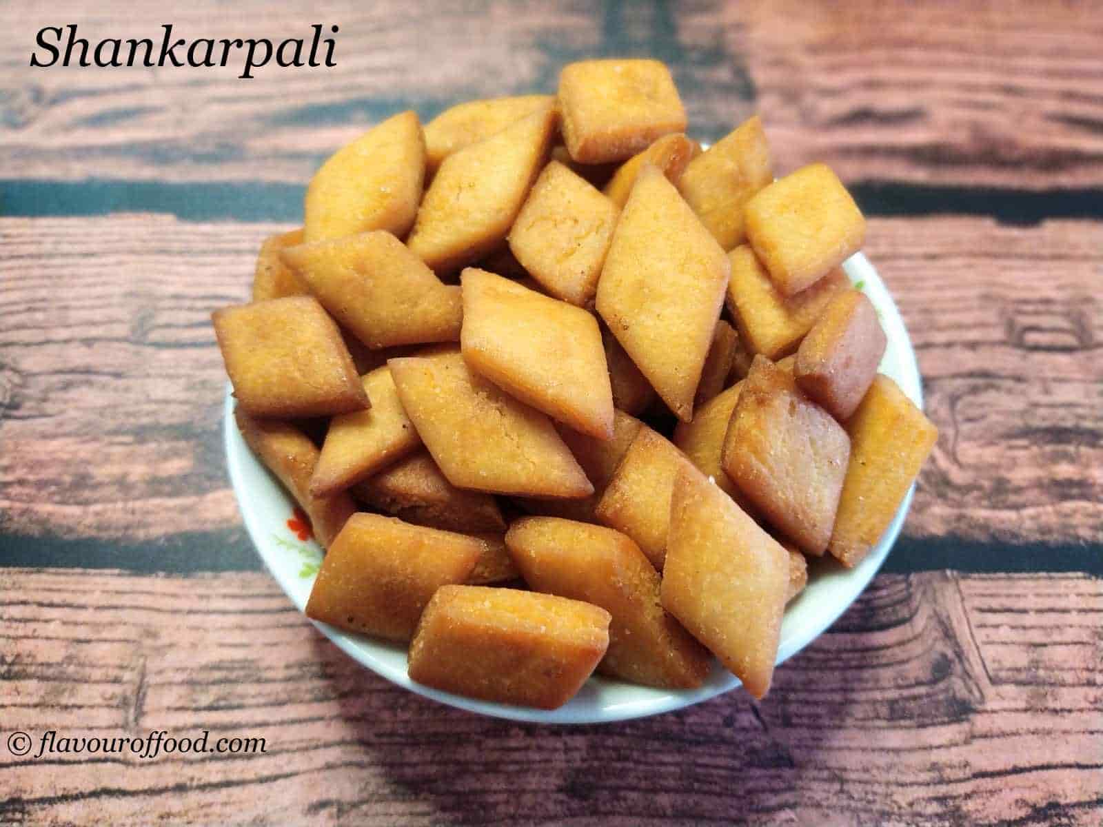Shankarpali Recipe | Shakarpara Recipe | Shakkarpara