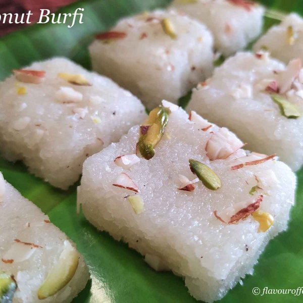 Coconut Burfi Recipe