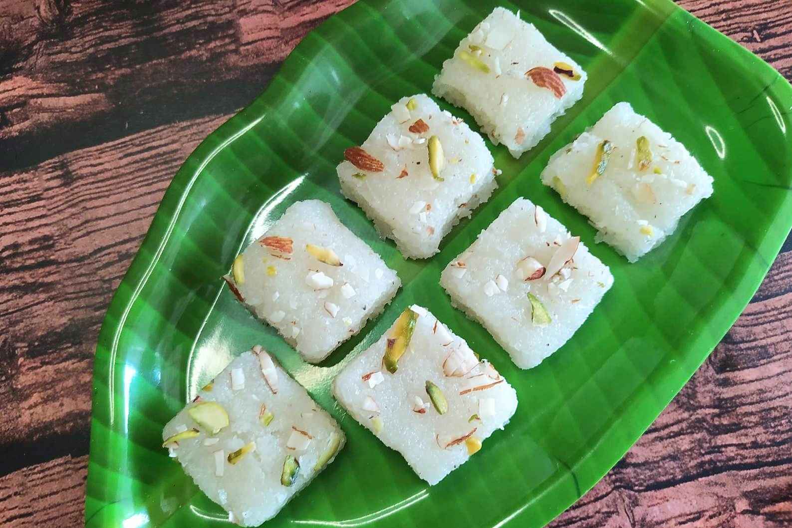 Coconut Burfi Recipe
