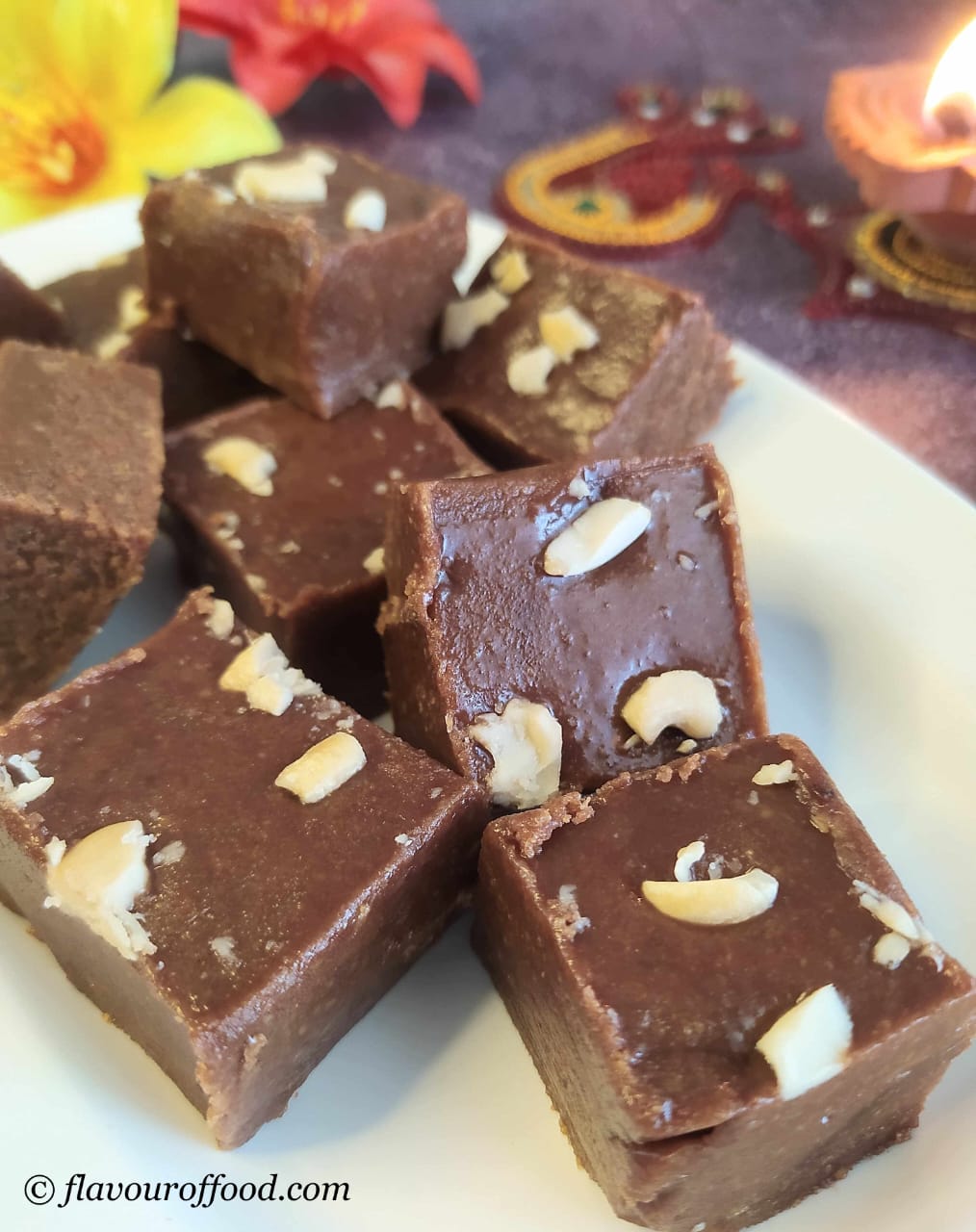 Chocolate Barfi Recipe 